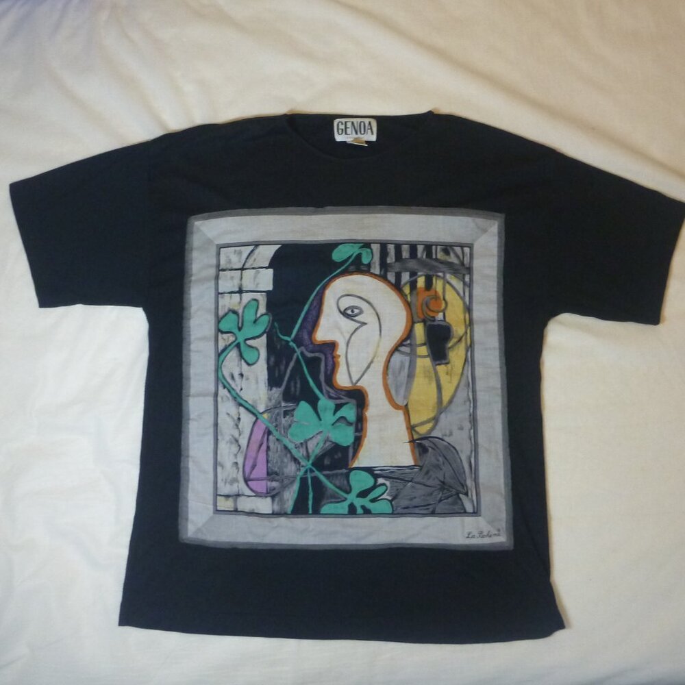 Vintage Genoa Collection Tee with Picasso La Boheme Art